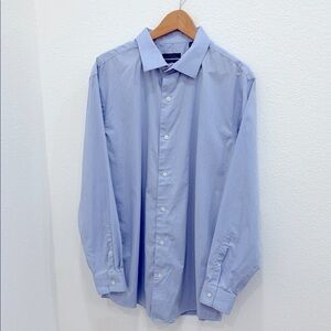 Marc Anthony Honeycomb patterned Light Blue Dress Shirt slim fit